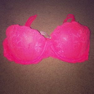 PINK Victoria's Secret pink push-up bra, size 34 C