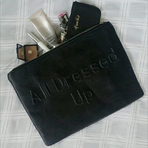 Vegan Leather Graphic Clutch