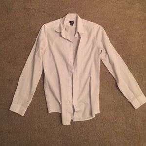 White H&M button down.