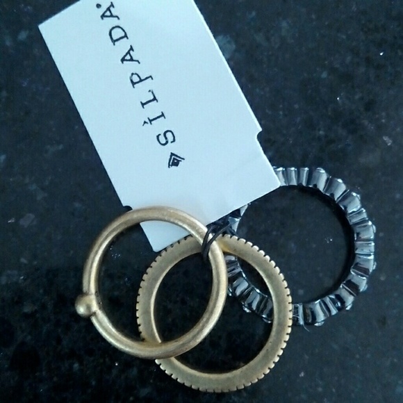 Silpada Destination stacked rings - Picture 2 of 4