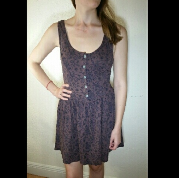 Free People Muave Swing Dress