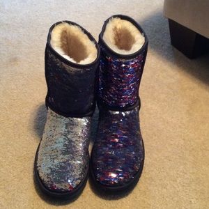 Reversible Sequin UGG boots