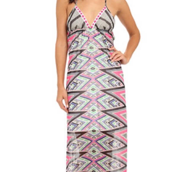 Kas New York abstract print maxi dress! Gorgeous💗 - Picture 2 of 4
