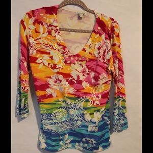 Colorful sweater by Boston Proper