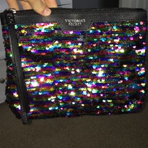 Victoria Secret Limited Edition Sequin Pouch
