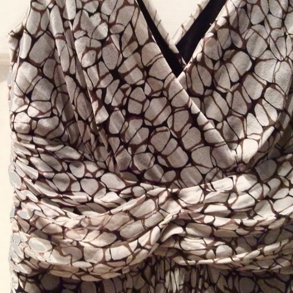 London Times Silk Print Dress - Picture 2 of 4