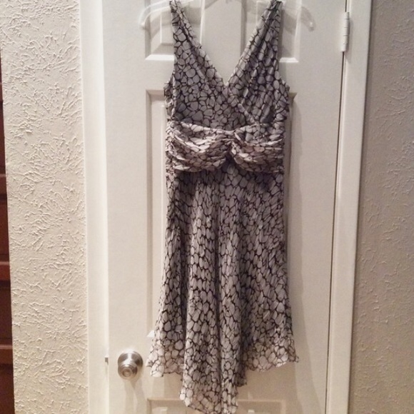 London Times Silk Print Dress - Picture 3 of 4