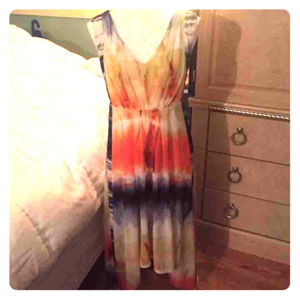 Vera Wang Tie Dye Dress