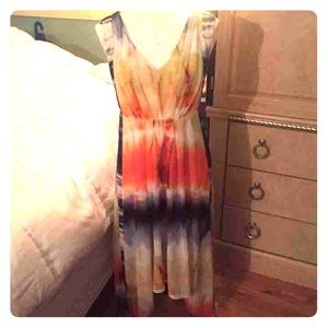 Vera Wang Tie Dye Dress