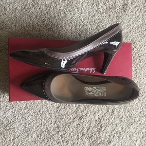 Salvatore Ferragamo patent leather heels