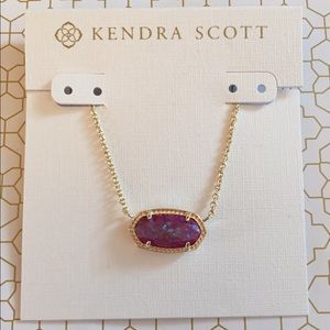 NWT Kendra Scott Fuchsia Kyocera Opal Elisa