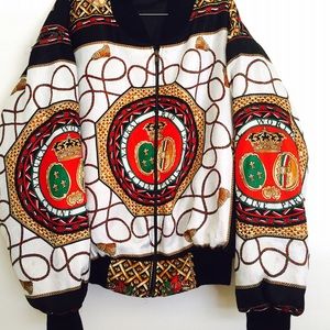 80s bomber style jacket