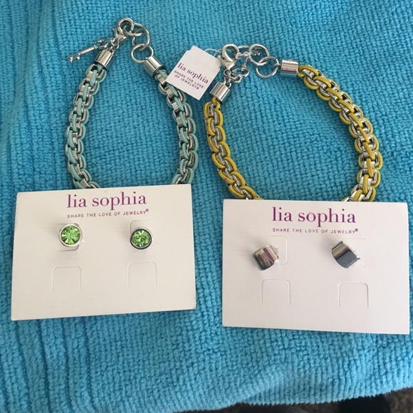 Earrings and bracelets