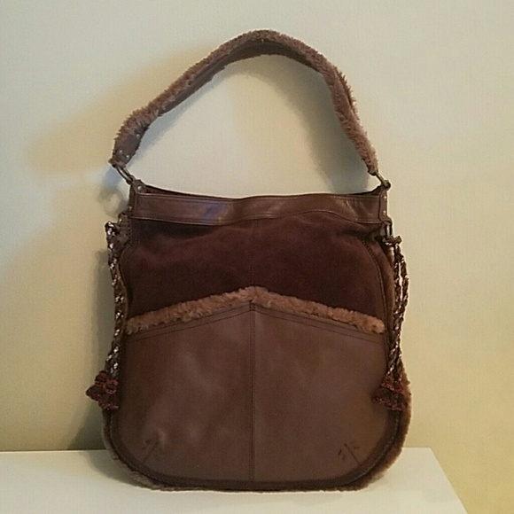 Suede shoulder bag from Cul-de-sac