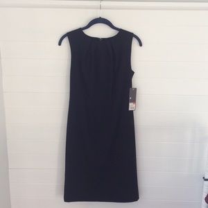Mossi of Black Pleated neck dress