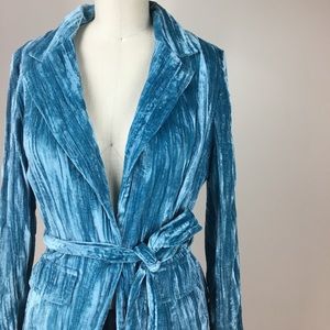 Crushed Velvet Blazer