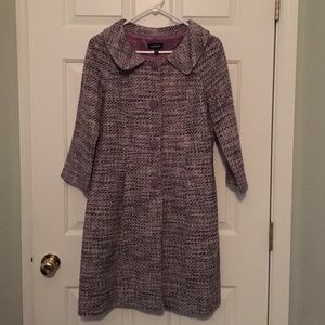 Bebe Confetti Tweed Lady Coat, size S