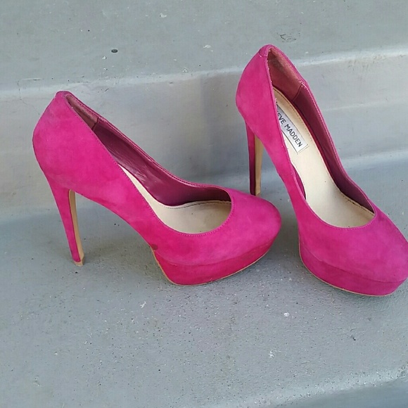 Steve Madden pink heels size 8