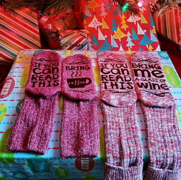 Vinyl decal socks - Picture 1 of 4