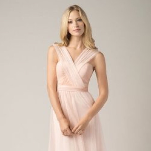 Wtoo Dresses & Skirts - WTOO Ice Pink Bridesmaid Dress Size 2