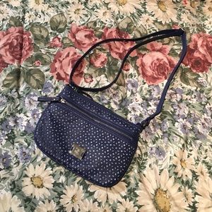 5 pocket style&co crossbody adjustable bag.