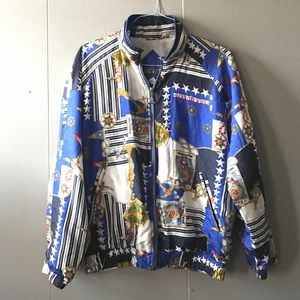 Unique bomber jacket!
