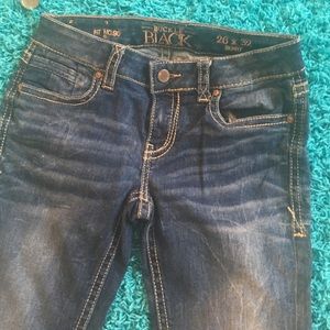 Buckle Black skinny jeans