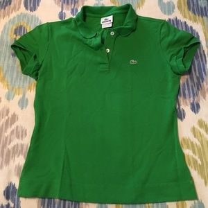 Green Lacoste Poli
