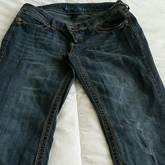 A pair of Ariya jeans