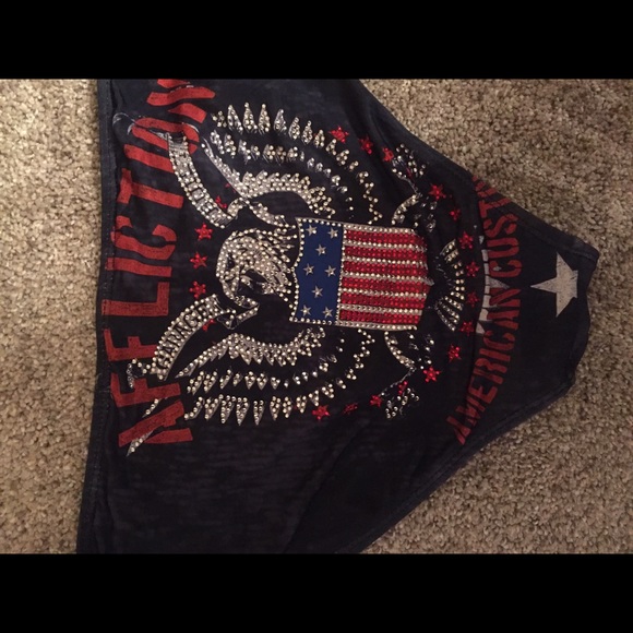NEW Affliction Rhinestone Bikini Bottom