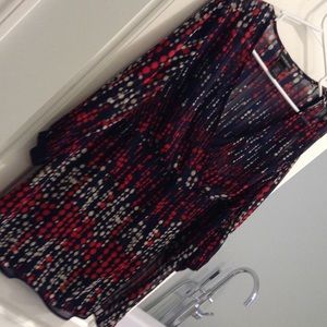 3/4 sleeve chiffon top