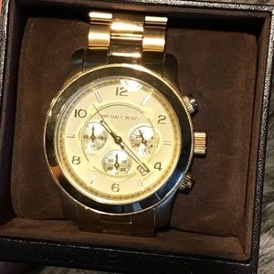 Gold Men's Micheal Kors Watch