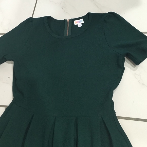 Lularoe L elegant green ombré dress - Picture 3 of 4