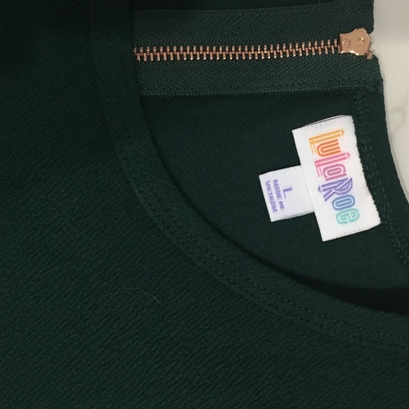 Lularoe L elegant green ombré dress - Picture 4 of 4