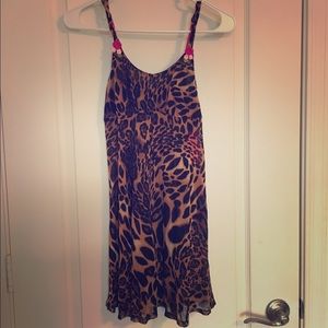 Betsy Johnson Intimates leopard slip dress