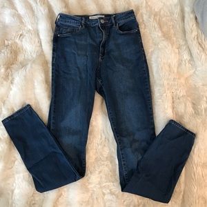 Pacsun blue stretchy skinny jeans