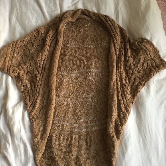 Reitmans Open front knitted sweater sz L