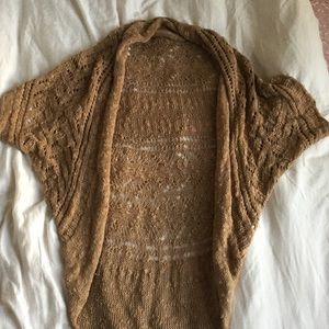 Reitmans Open front knitted sweater sz L