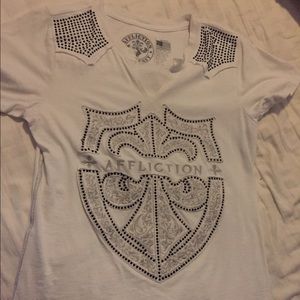 Affliction Rhinestone shirt new!