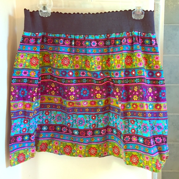 Vintage floral skirt