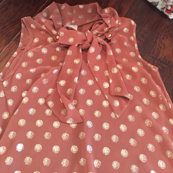 Jella Couture Polka Dot Blouse