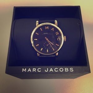 Black and Gold Marc Jacobs Watch
