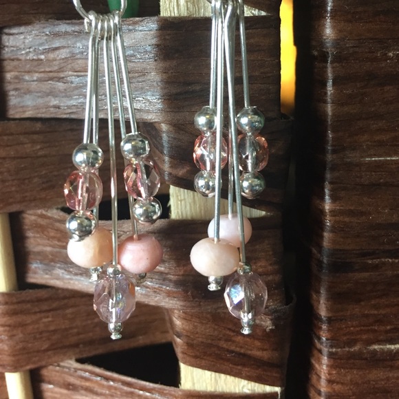 Rose Quartz earrings - Picture 3 of 4