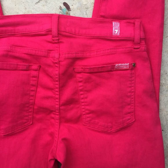Hot Pink 7 for All Mankind Jeans - Picture 4 of 4