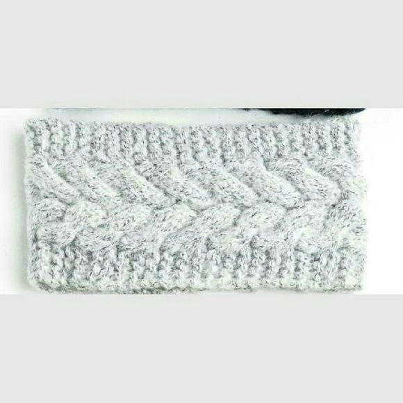 Grey knit Headwrap/headband - Picture 2 of 3