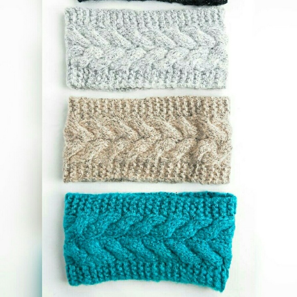 Grey knit Headwrap/headband - Picture 3 of 3