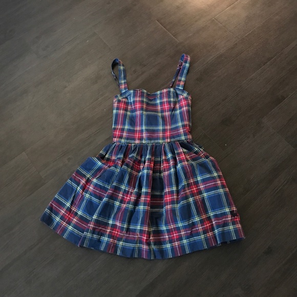 Abercrombie kids plaid dress
