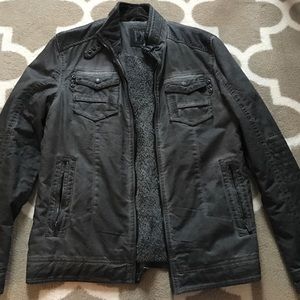 Men's moto-style jacket