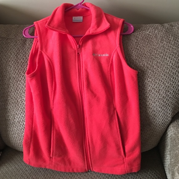 Columbia vest. Coral. Worn Twice.