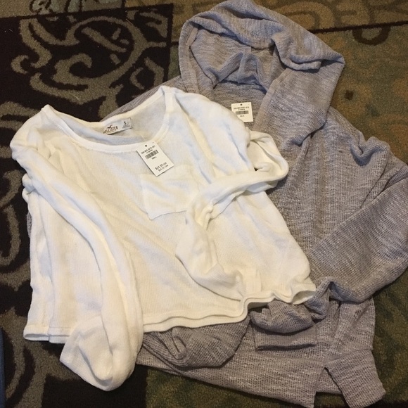 Hollister crop sweaters